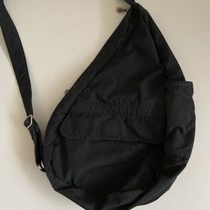 Black satchel bag perfect for on the go days